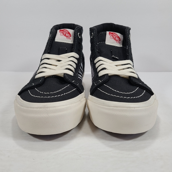Vans Og Sk8-Hi Lx Ralph Steadman Zebra High Top Sneakers Women 7.5 Men 6.0 - Picture 4 of 11